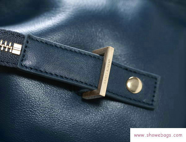 YSL cabas chyc bag original leather 5086 dark blue